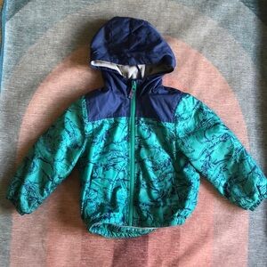 Carters Fleece Dino Rainbreaker Jacket